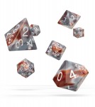 Noppasetti: Oakie Doakie Dice RPG Set Gemidice - Silver-Rust (7)