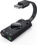 TechRise: USB Sound Card -Äänikortti ja adapteri (3,5mm / USB)