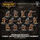 WARMACHINE Cygnar Trencher Infantry Unit (13)