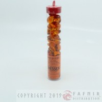 Gaming Counters: Chessex Crystal Orange Glass Stones 14cm Tube (40+)