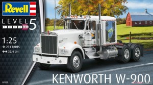 Pienoismalli: Revell Kenworth W-900 1:25