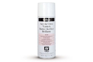 Acrylic Aerosol Varnish: Gloss 400 ml.