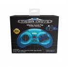 Retro-bit: Sega Mega Drive 8-button Wireless Arcade pad (Blue)