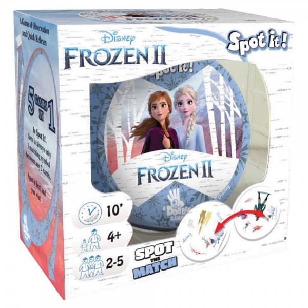 Dobble: Frozen 2 Spot It!  - Lautapelit - Puolenkuun Pelit  pelikauppa