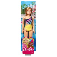 Barbie: Blonde Doll With Yellow And Blue Swimsuit