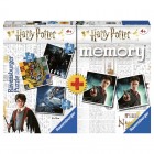 Palapeli: Harry Potter - 3 Puzzles + Memory Game (25,36 & 49pcs)
