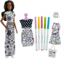 Barbie: Crayola Color-in Fashion