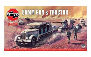Pienoismalli: Airfix: 88MM Gun & Tractor (1:76)