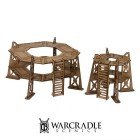 Warcradle Scenics: Complex Red - 2 Storey Tower Set