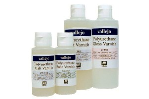 Vallejo:  26652 Acrylic Polyurethane  Varnish: SATIN (60ml)