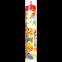 Gaming Counters: Chessex Assorted Catseye Stones 14cm Tube (40+)