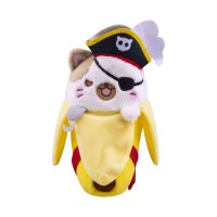 Pehmolelu: Bananya - Pirate Bananya (18cm)