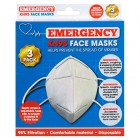 Kasvomaski: KN95 Face Masks 3 PLY 3-Pack