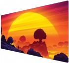Hiirimatto: Extended Gaming Mouse Pad - Sunset (90x40)