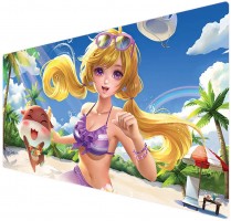 Hiirimatto: Extended Gaming Mouse Pad - Beach Day (90x40)