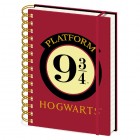 Muistikirja: Harry Potter - Platform 9 3/4 Hogwarts A5 Notebook