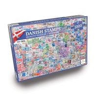 Palapeli: Danish Stamps (1000pc)