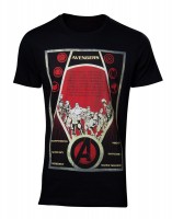 T-paita: Marvel Avengers - Constructivism Poster (XXL)