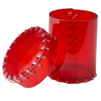 Dice Cup: Red Plastic