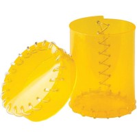 Dice Cup: Yellow Plastic