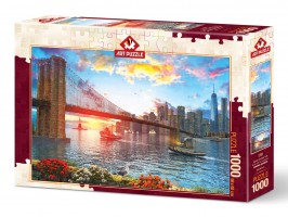 Palapeli: Sunset in New York (1000)