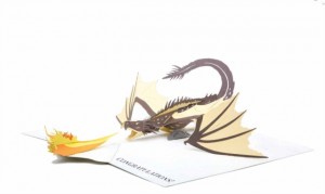 Harry Potter: Hungarian Horntail Greeting Card