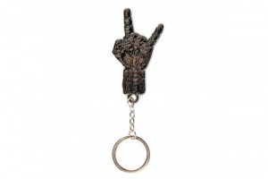 Avaimenper: Cyberpunk 2077 - Silverhand Metal Keychain Silver