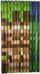 Kynä: Camouflage/Pixel Design HB Pencils (3  kynää)