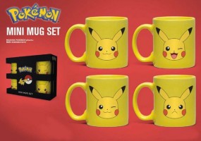 Lahjasetti: Pokemon - Pikachu Faces Espresso Cup Set (150ml)