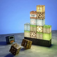 Lamppu: Minecraft - Block Building Light (16 Blocks + Base)