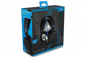 Kuulokkeet: Stealth SP-Shadow V Premium Headset (Black & Blue)