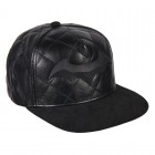 Cap: Batman - Bat Logo Premium Faux Leather Snapback