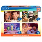 Palapeli: Disney Pixar - Multi 4 Puzzles (20/40/60/80pcs)