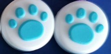 Ohjainapu: Paw Grips - White/Blue