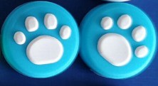 Ohjainapu: Paw Grips - Blue/White