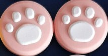 Ohjainapu: Paw Grips - Pink/White