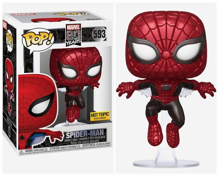 Figuuri: Funko Pop - 80th First Appearance Spider-man  - Figuuri -  Puolenkuun Pelit pelikauppa