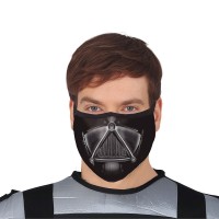 Kasvomaski: Darth Vader 3-Layer Facemask (One-Size)