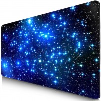 Hiirimatto: Blue Stars - Extended Gaming Mouse Pad (90x40)