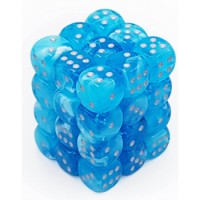 Chessex: Signature 12mm D6 Luminary Sky/Silver 12mm (36 Dice)