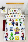 Pussilakana: Super Mario Single Duvet Cover Reversible