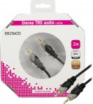 Stereo Cable - Deltaco  2m (3.5mm)