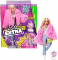 Barbie Extra: Pink Coat with Pet Unicorn-Pig