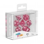 Noppasetti: Oakie Doakie Dice RPG Set Speckled - Pink (7)