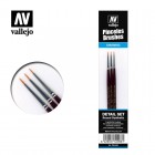 Brush: Detail set (Round synthetic)  Nº4/0,3/0,2/0