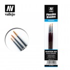 Brush: Painter set (Round synthetic) Nº 0,1,2