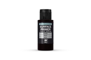 Vallejo: 73602 Black Primer (Acrylic-Polyurethane) (60ml)