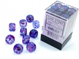 Noppasetti: Chessex Nebula 12mm  Nocturnal/Blue (36)