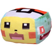 Pehmolelu: Pokemon Quest - Pikachu & Friends Pixel Cushion (12cm)