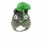 Pehmolelu: My Neighbor Totoro - Beanbag Totoro With Leaf (13cm)